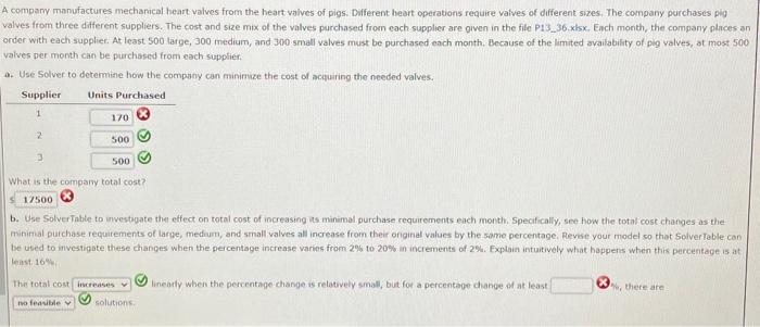  \begin{tabular}{l|rrrr} \hline & Cost/valve & % small & % medium &