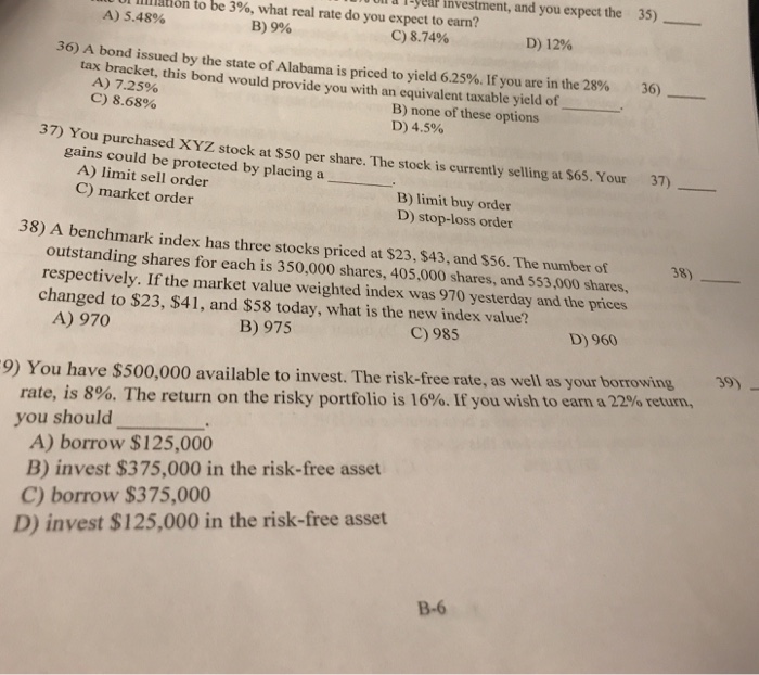  Just need #38 please A bond issued by the state of