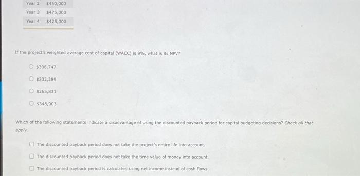 provide? Suppose Omni Consumer Products's CFO is evaluating a project with the