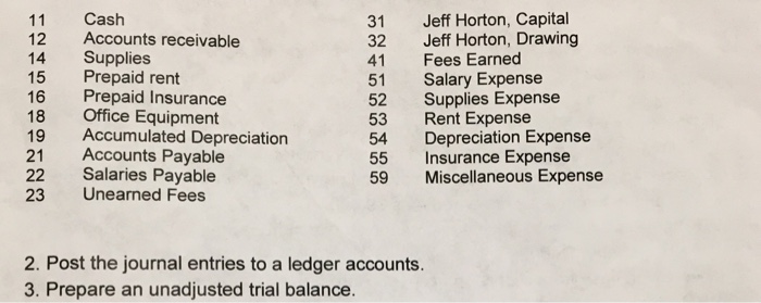 a journal entry. And questions 2 and 3 are given. Thank you
