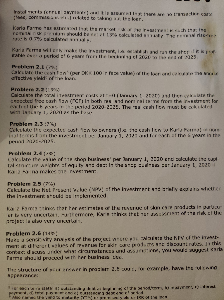 4 5 6 FCF real terms -646 -366,67 77,78 537,78 748,89 978,89