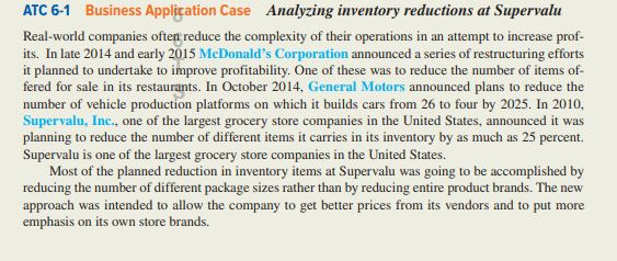 Need some assistance with this problem. ATC 6-1 Business Appigation Case Analyzing