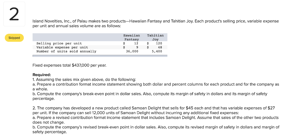  Req 1A Req 1B Req 2A Req 2B Assuming the sales