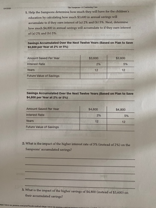 Dave and Sharon Sampson recently established a plan to save $300 per