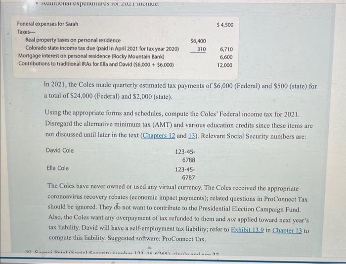 Ella is a dental Tax Forms Problem hygienist for a chain of