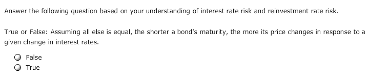 less or more A security with higher risk will have a higher