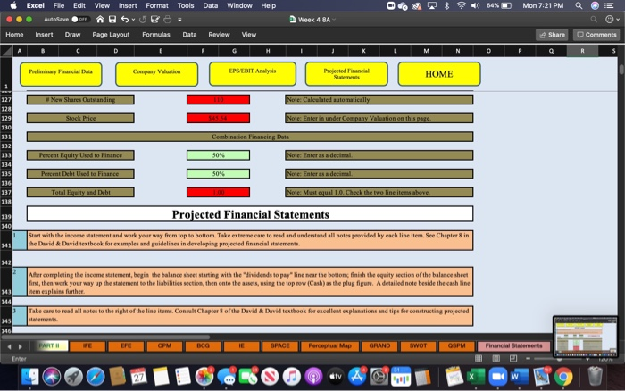 Sweet HOME Preliminary Financial Data 1 Enter in your preliminary financial data