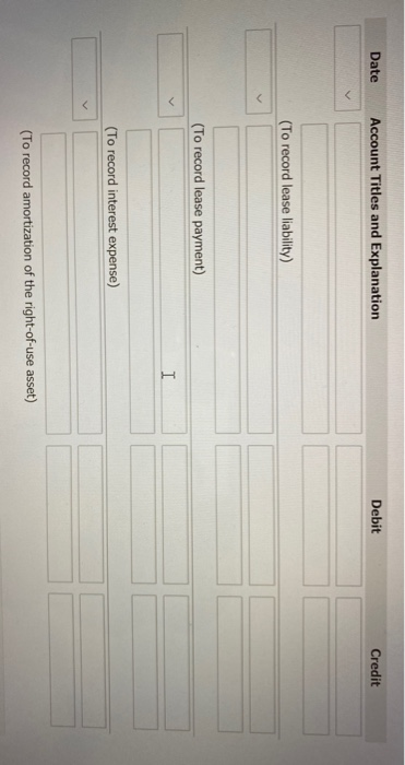leased machinery from Young, Inc. on January 1, 2020. The lease term