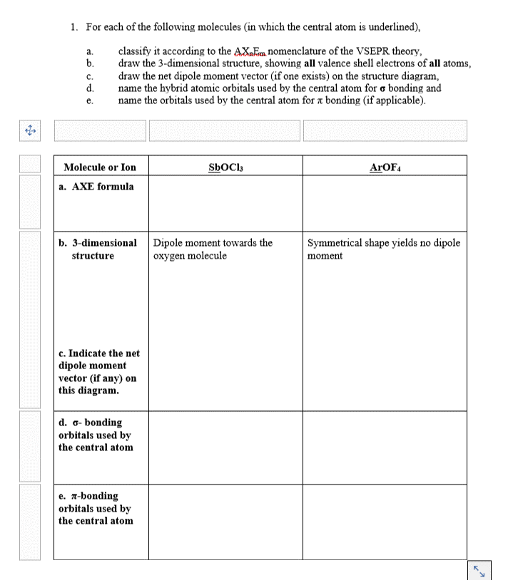please help on this question a. 1. For each of the following