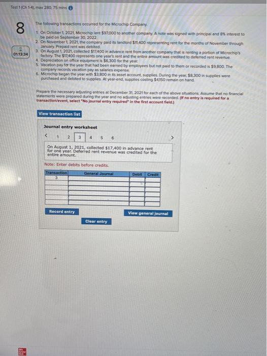 Microchip lent $97,000 to another company. A note was signed with principal
