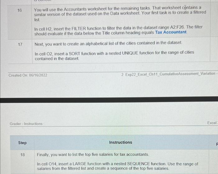 to identify the one Senior Accountant in Columbus. You want to obtain