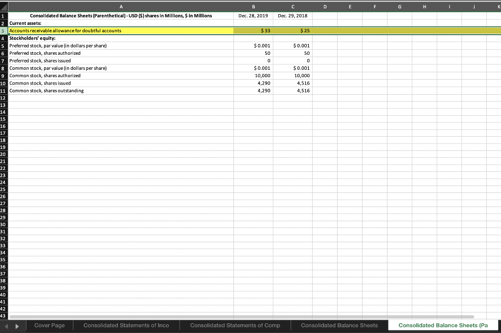 the calculations in a. c. Write a SHORT report evaluating of short-term