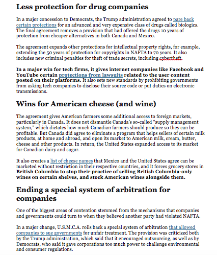 Mexico and Canada revises Mexico's labor laws and encourages more auto production