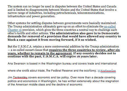 in North America. By Ana Swanson and Jim Tankersley Jan. 29, 2020Updated