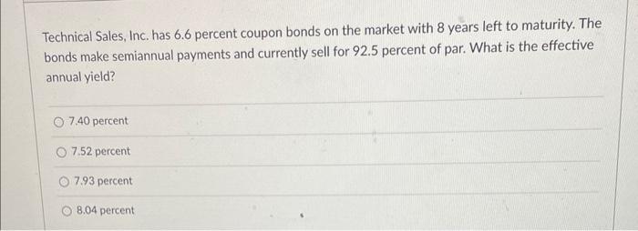 Please answer fast and accurately please answer only Technical Sales, Inc. has