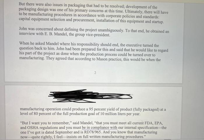 Case please! Mason Hospital Products Corp. The following case describes the evolution