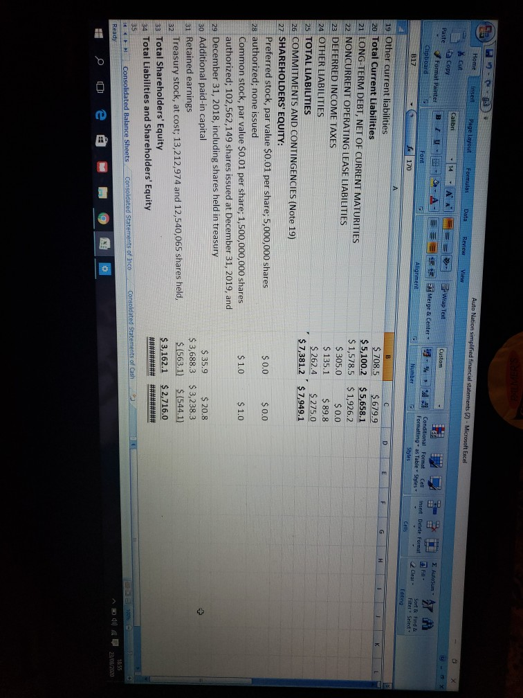 to do 2017. In this case, your denominator will be revenues. Again,