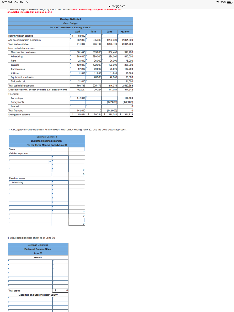 Need help with 2-3 9:17 PM Sun Dec 9 a chegg.com should
