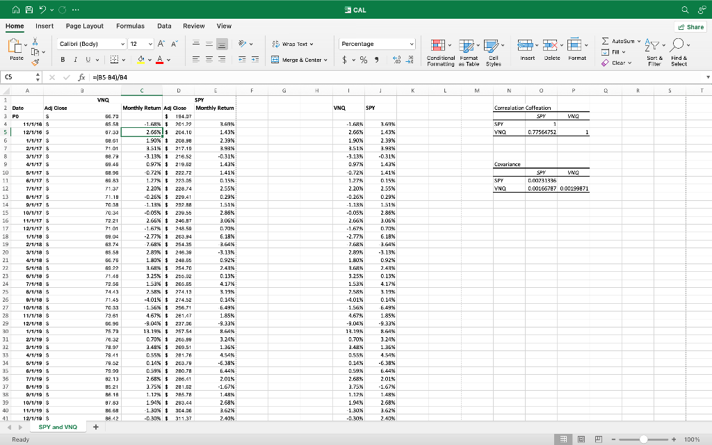 Draw the efficient frontier with different weights in the two risky