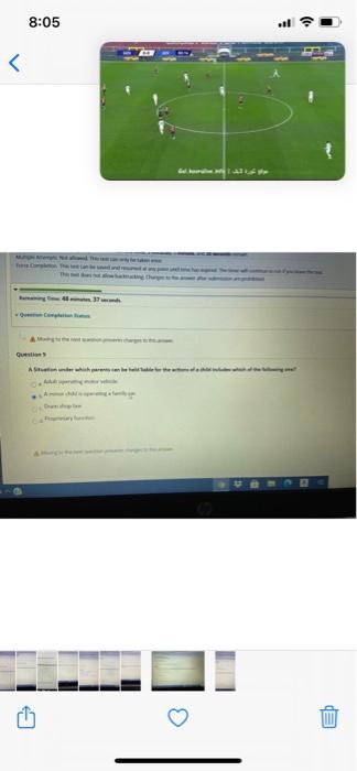  8:05 K as 4 Force Completion This test can be saved