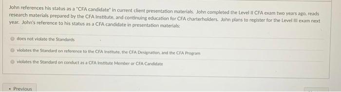 a conference call with the CFO of an investment banking client. The