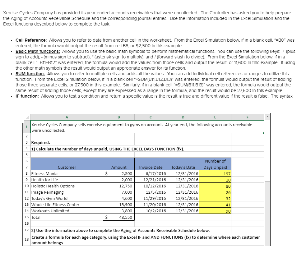 Please fill all blanks by using IF and AND formula and show