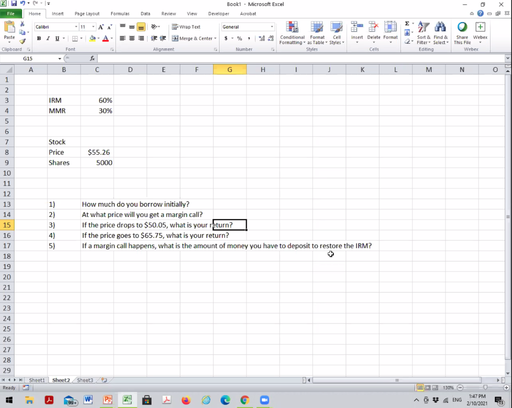 Please provide all formulas for excel. XI - Bookl - Microsoft