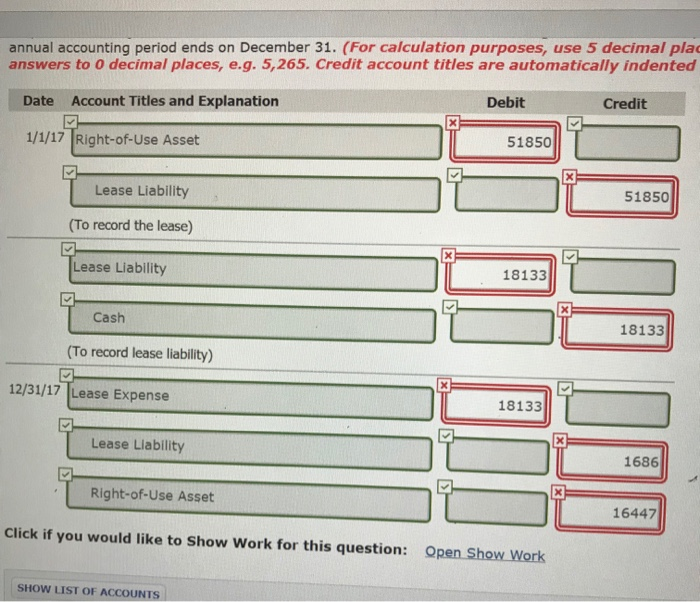 Company signs an agreement on January 1, 2017, to lease equipment to