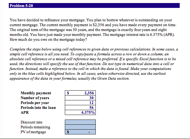 I need the proper Excel formula's for all three. (Discount rate, Periods