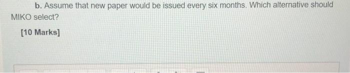 The following financing alternatives are available (assume a 365-day year): Forgo cash