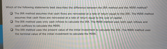 project that requires an initial investment of $450,000. The project's expected cash
