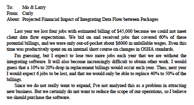 in a professional services firm. Assumptions will lead to an instructive variety