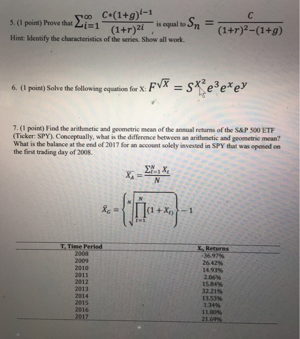 1 Directions: If required, solve all questions formulaically unless use of a