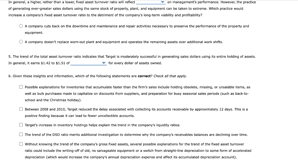 days in a year, and that Target's inventory turnover ratio is computed