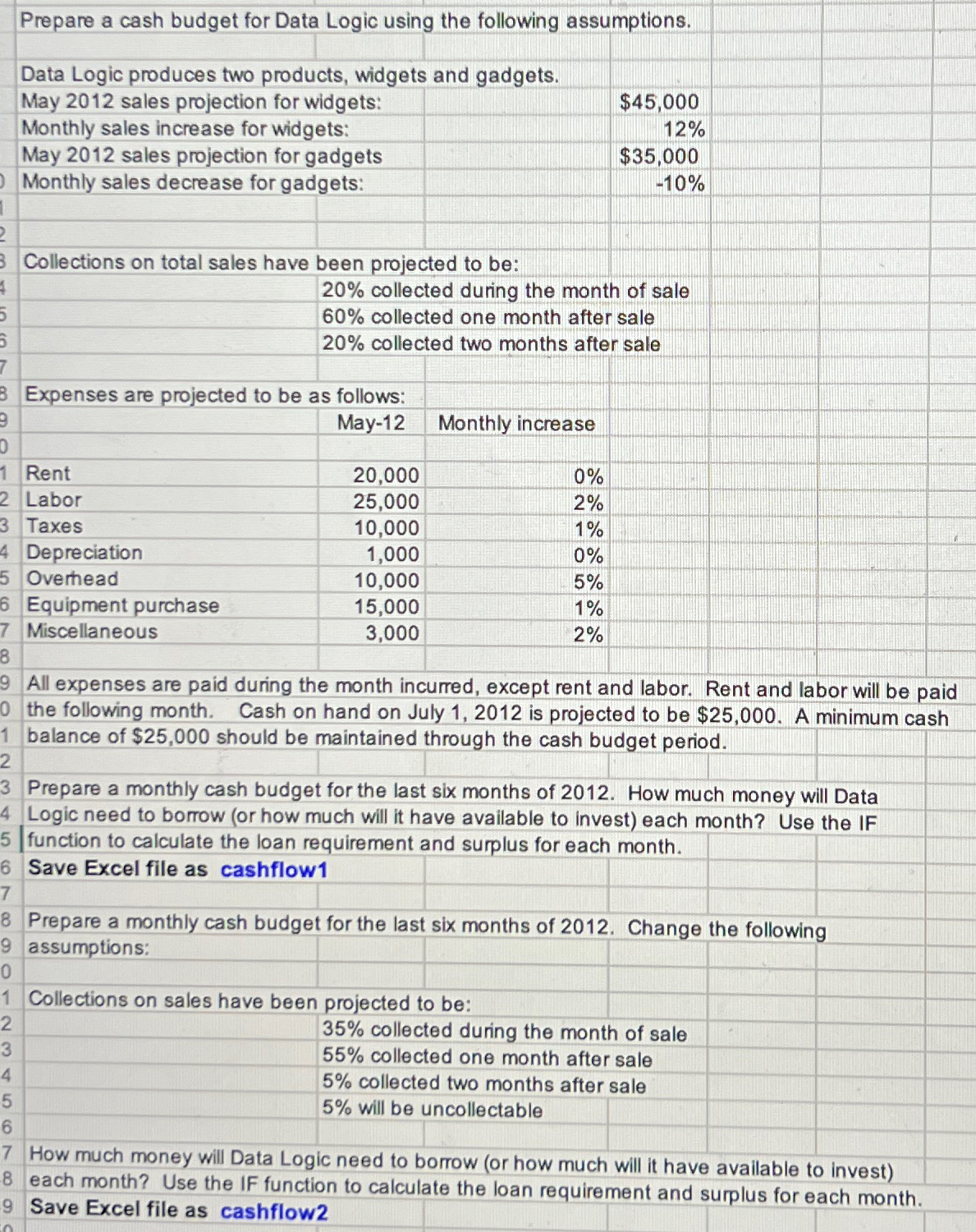  Show all excel calculation formulas 