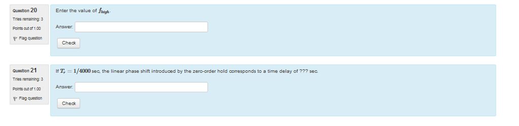 used to sample z(t). T may be different than that used to