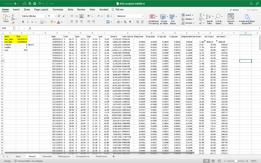 and Dow-Jones indexes for the same year as chosen in Phase 1.
