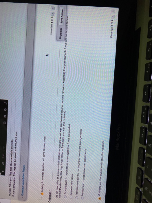  0 0 :00 2:40 Multiple Attempts This test allows multiple attempts.