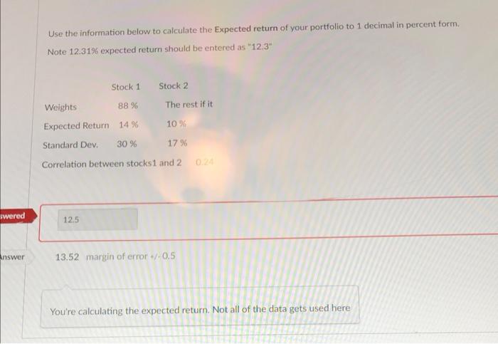 please show me the correct steps to arrive at the correct answer
