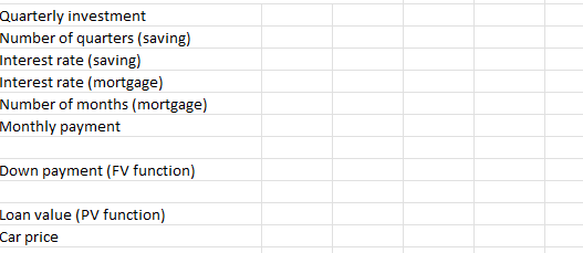 . In the sheet Q2 you will find a partially-filled worksheet. A