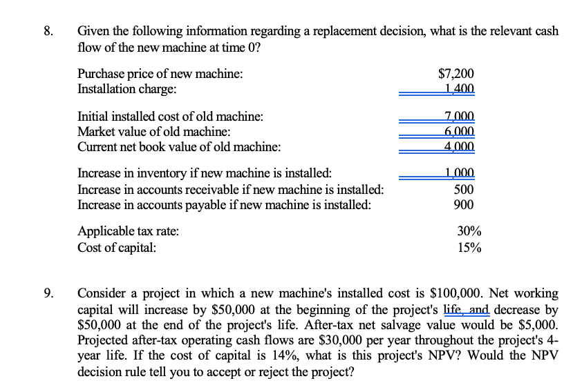 PLEASE SOLVE USING BA II FINANCE CALCULATOR! Will Rate all Answers!