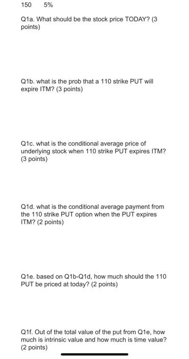 believe stock price by year end will have the following multinomial distribution