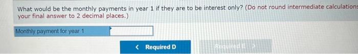 amortizing loan is made, what will the monthly payments be during year