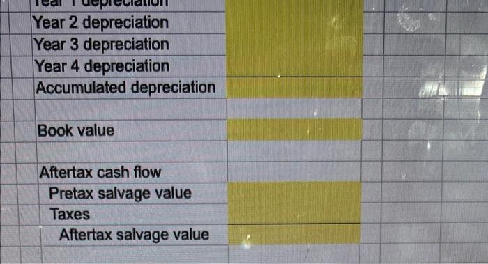 in the five-year MACRS class for tax purposes. The asset has an