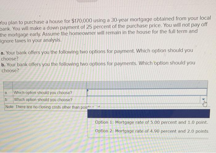 payment of 25 percent of the purchase price. You will not pay