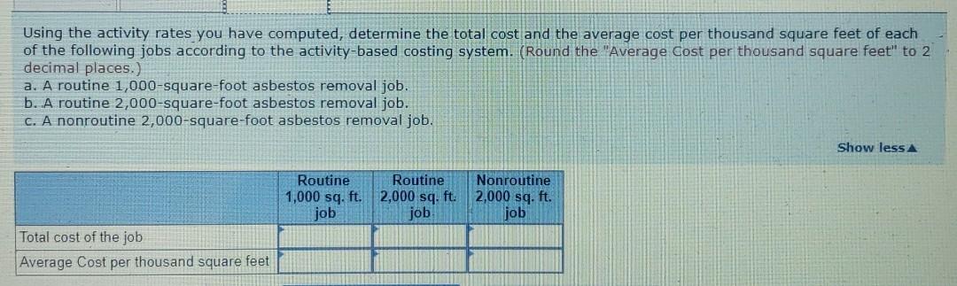 adequately distinguish between routine work, such as removal of asbestos insulation around