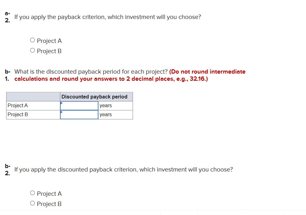 if any, you require a return of 15 percent on your investment.