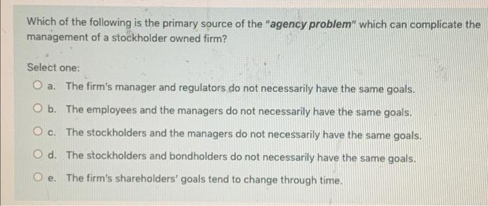 is an inverse relationship between a firm's value and its cost of