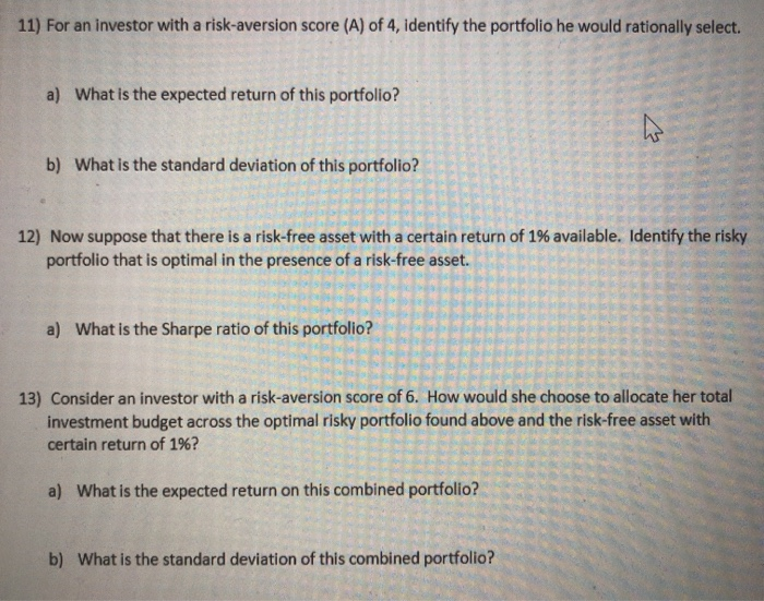 of both an equity fund and a bond fund. The probability distributions