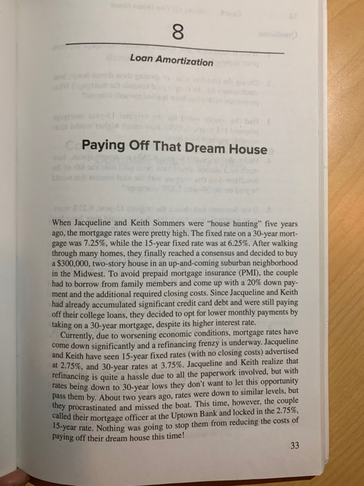  Need help with question 5 and 10 Loan Amortization Paying Off